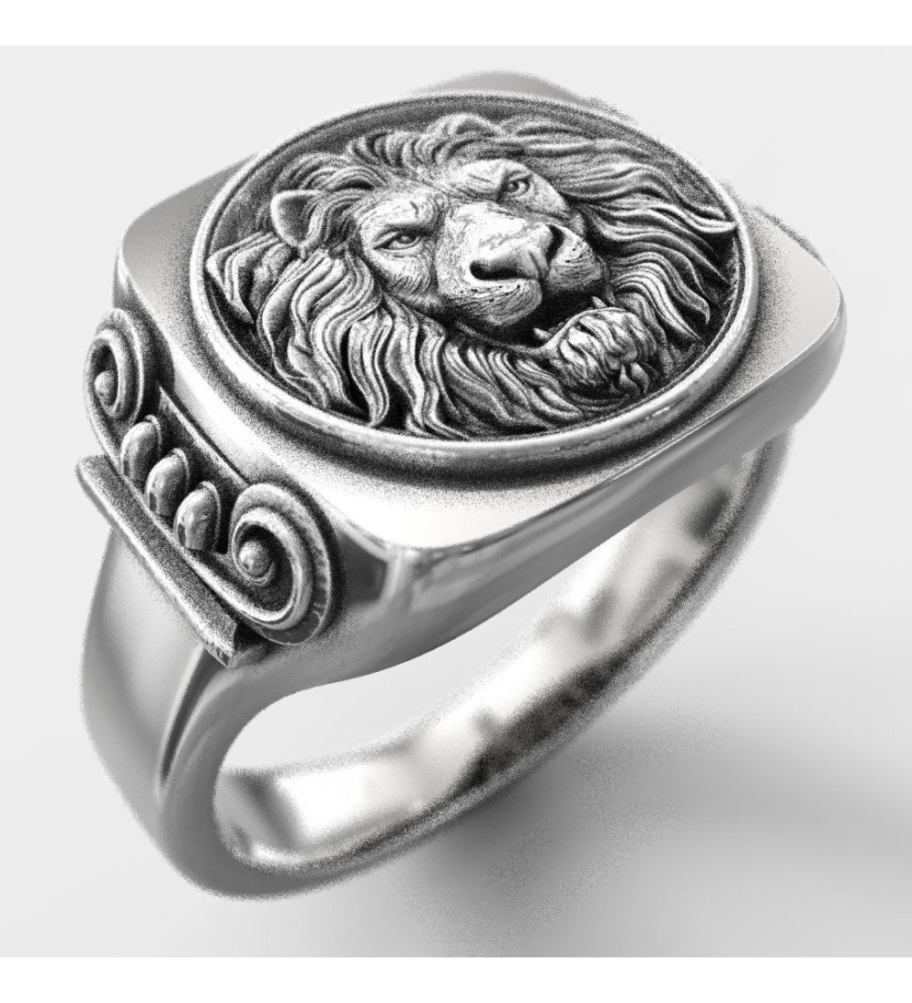 Herrenring Siegel Löwe 0800