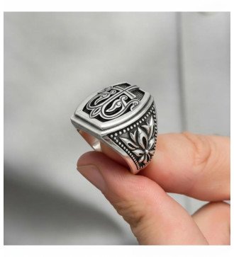 Εντυπωσιακό Χριστιανικό Ανδρικό Δαχτυλίδι Σταυρός με Βυζαντινά