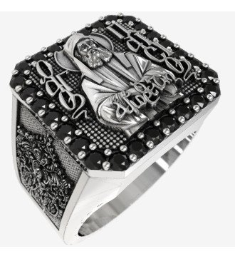 Χειροποίητο Ορθόδοξο Δαχτυλίδι Άγιος Παισιος Δώρο Άνδρα 1062MP