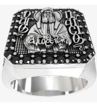 Χειροποίητο Ορθόδοξο Δαχτυλίδι Άγιος Παισιος Δώρο Άνδρα 1062MP