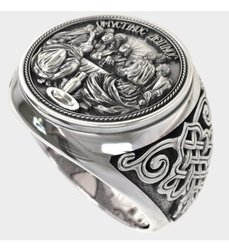 Χριστιανικό Ανδρικό Δαχτυλίδι Μυστικός Δείπνος 0476