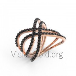 Μοντέρνο γυναικείο δαχτυλίδι 0395