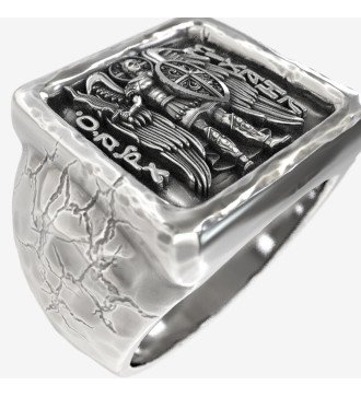 Gioielli religiosi da uomo Arcangelo Michele Anello con sigillo