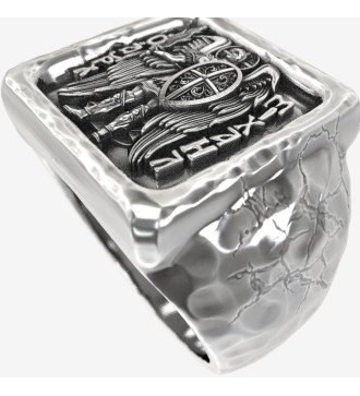 Gioielli religiosi da uomo Arcangelo Michele Anello con sigillo