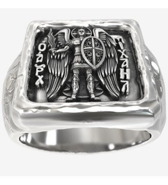 Религиозные мужские украшения Архангел Михаил серебряный