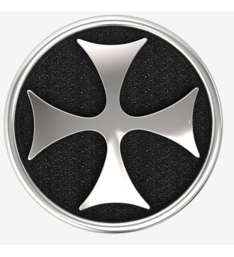 Bague de motard cool pour homme avec croix oxydées 0046