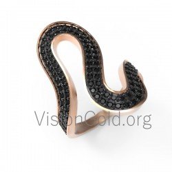 Instyle Χειροποιητο Γυναικειο Fashion Trendy Δαχτυλιδι Σε Χρυσο