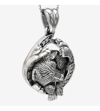 Τρυφερό Ασημένιο Κολιέ Αρκουδάκι Ιδανικό Δώρο Για Γυναίκα Που