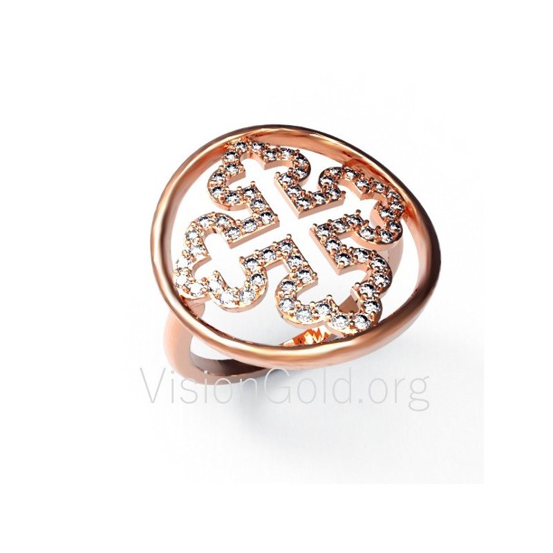 Μοντέρνο γυναικείο δαχτυλίδι 0010