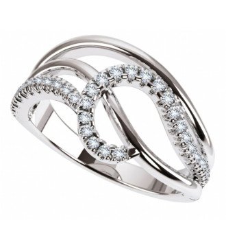 9 Karat Weißgoldring Perfektes Geburtstagsgeschenk 0512L