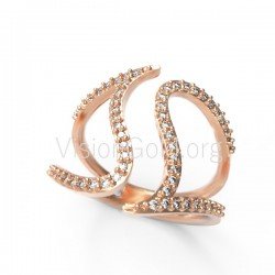 Twist Ring Jewelry Accessories Europe and America Women's
