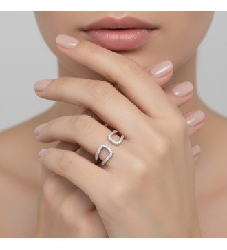 Luxurious Gift for Her Chevalier Women's 9 Carat White Gold