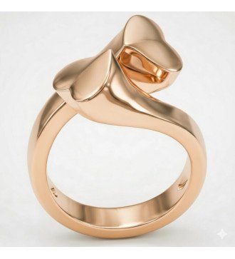 Romantisches Liebesgeschenk Chevalier Silberring mit