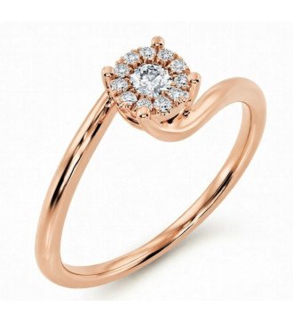 Romantisch 9 karaats ring cadeau voor vrouw 0622R