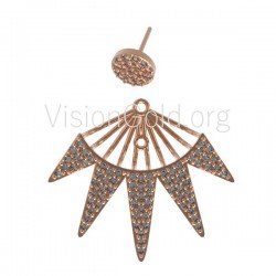 Φθηνά ασημένια σκουλαρίκια 0040