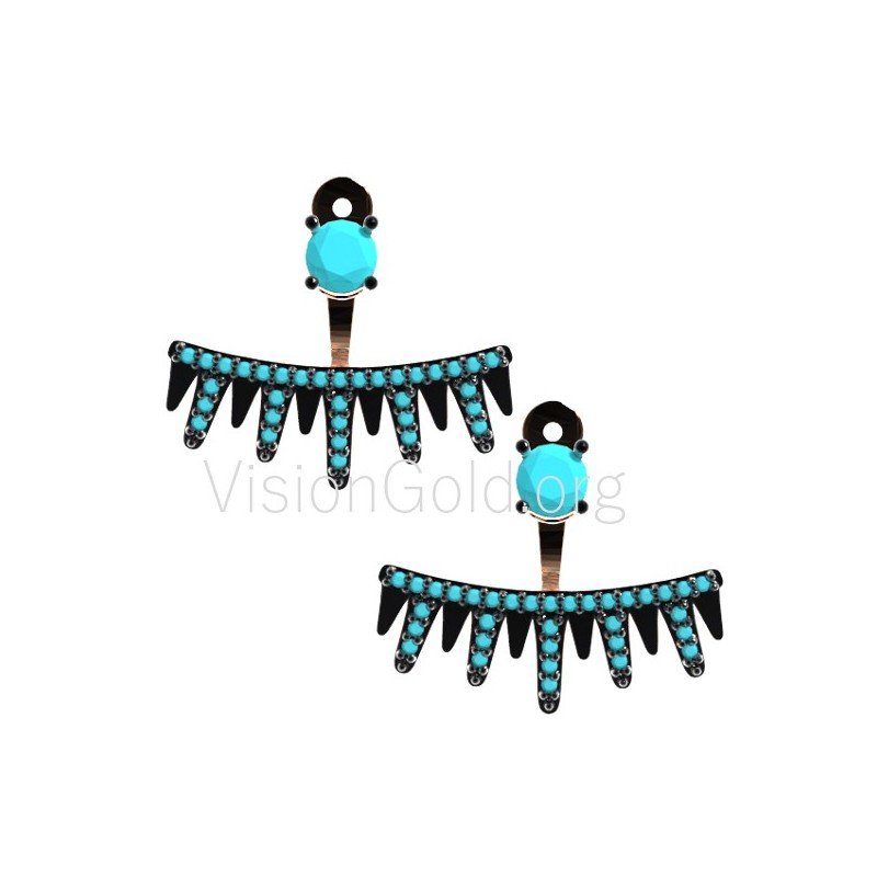 Χρυσό κόσμημα σκουλαρίκια 0043