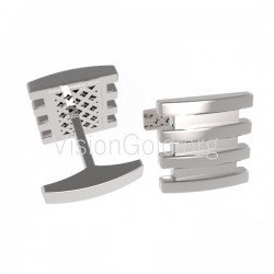 Μανικετόκουμπα ασημένια 0005