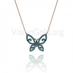 Collar mariposa 0104