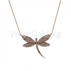 DRAGONFLY Necklace, Gifts For Teacher, Charm Necklace For Women, Bridal Wedding Jewelry