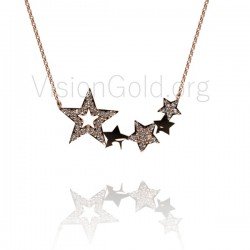 Ожерелье со звездами для женщин, минималистичный кулон из циркона, золото, ожерелья со звездами для женщин, подарок для нее