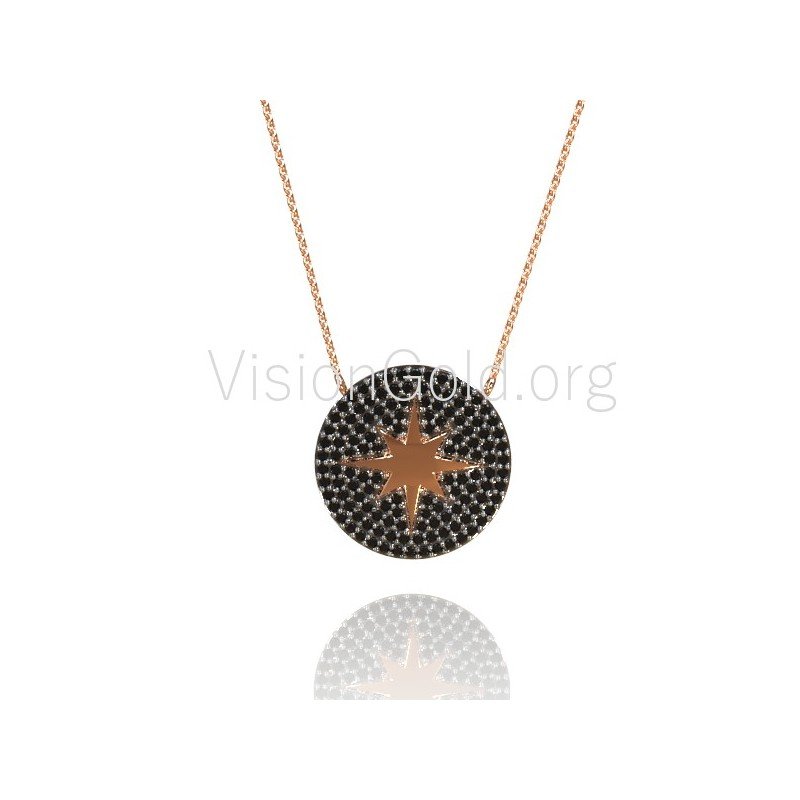 Ожерелье со звездой, крошечное ожерелье со звездой из стерлингового серебра, ожерелье со звездой для женщин