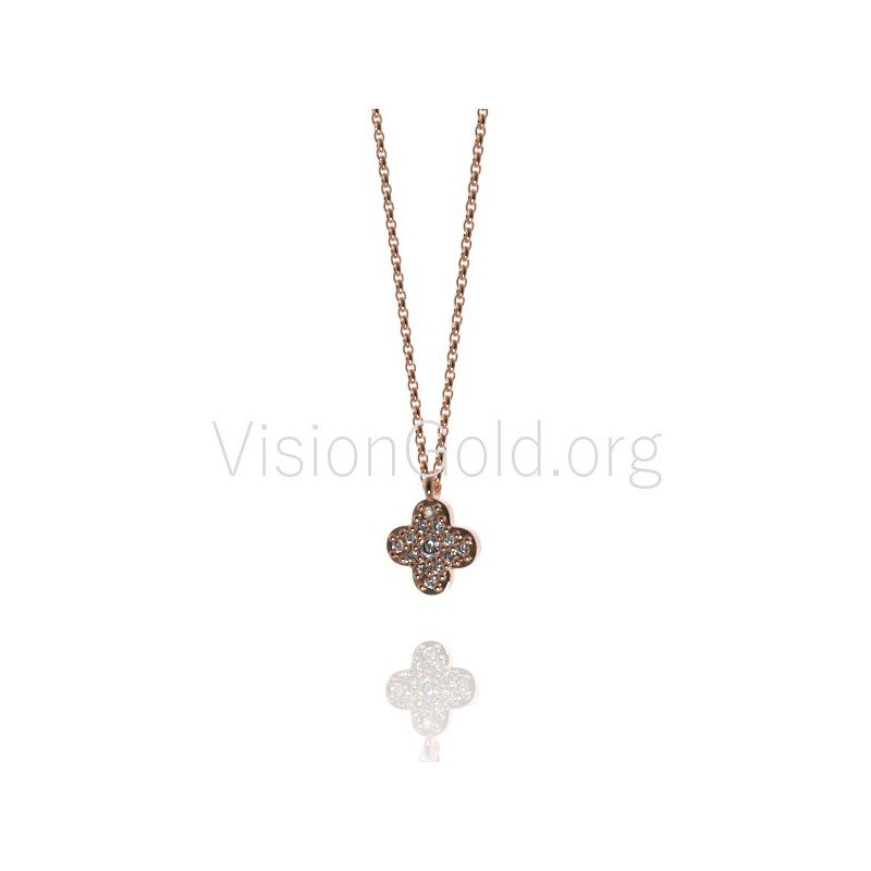 Cruz De Plata 925 Elegante Para Mujer Con Piedras,Cruz De Plata Pequeña,Cruces De Plata Para Mujer