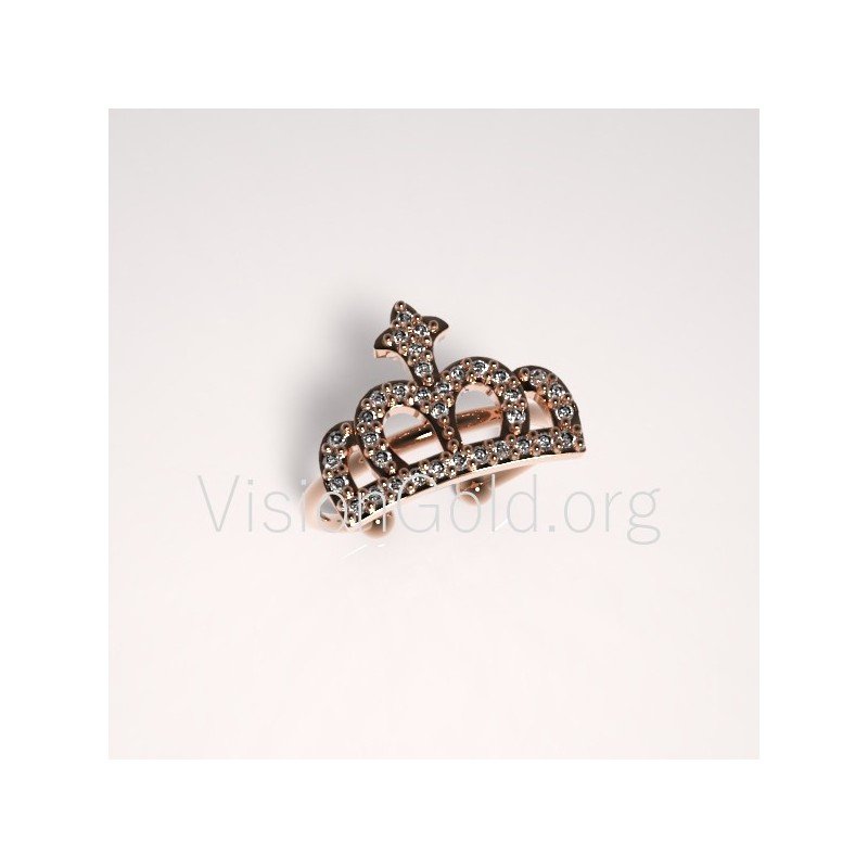 Pandora, Enchanted Tiera Crown Ring,Adjustable Sizes, Fully