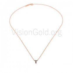 Κολιε Ασημενιο 925 Αγγελακι Με Λευκα Ζιργκον,Κολιέ Με Αγγελάκι,Αγγελακια Κοσμημα