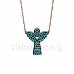 High Quality Charm Sweet Women Pendant Necklace Angel 0008