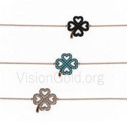 Χρυσό βραχιόλι καρδιές 0011