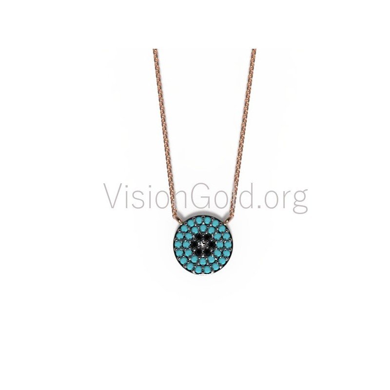 Handmade Evil Eye Necklace For Mom, Gold Evil Eye Necklace,eye necklace, Protection Necklace, Bridesmaid Jewelry