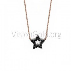 Collar de estrella, collar colgante de estrella, collar de estrella minimalista, collar de estrella de plata esterlina