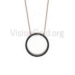 Large Circle Necklace, Large silver Circle Necklace, Big Circle Necklace, Eternity Necklace 0044
