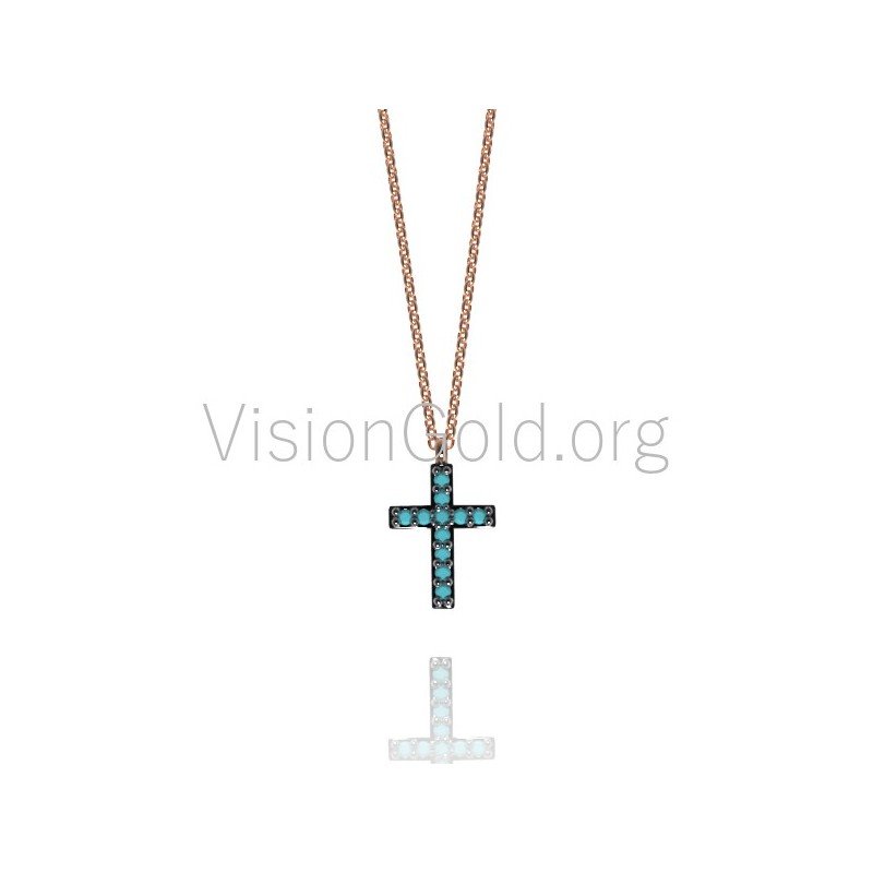 Ожерелье с крестиком, крошечный маленький крестик, многослойность, золотой крест, религиозные украшения
