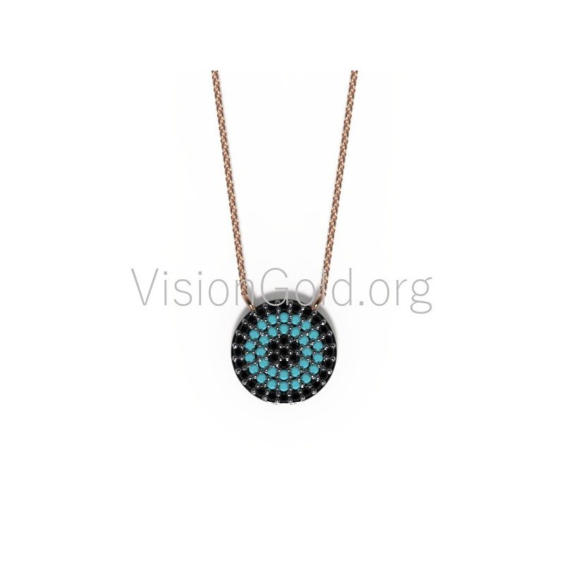 Evil Eye Necklace,Dainty Evil Eye Necklace, Gift For Her