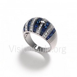 Classic Ring with Diamonds 0427