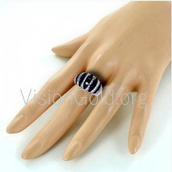 Κλασικό Δαχτυλίδι με διαμάντια 0427