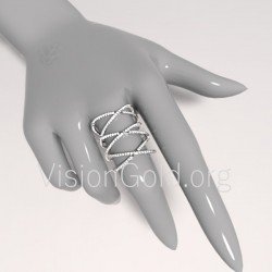 Fashion Ring with brilliants 0126