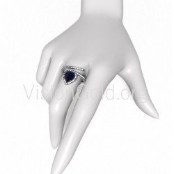 Woman's ring with diamonds 0150