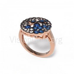 Fashion Ring with Diamonds 0092