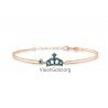 Crown Bracelet, Dainty Bracelet, Gift for Her, Adjustable Gold Bracelet, Gold Chain Bracelet, Dainty Gold Bracelet 0007