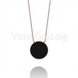 Ασημένιο Κολιέ Μάτι- Κολιέ Στόχος - Κολιέ Κύκλος - Κολιέ Μάτι