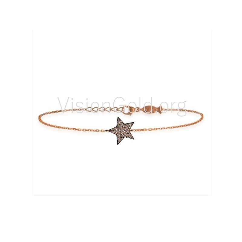 Asterisk Silberarmband 0039