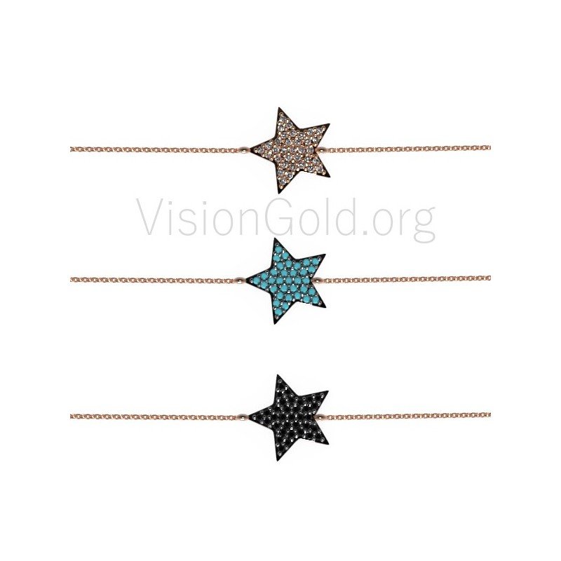 Asterisk Silberarmband 0039