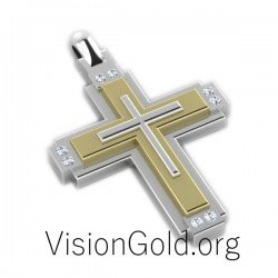 Χρυσός σταυρός βάπτισης