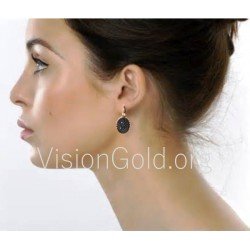 Pendientes oro con circonitas 0072