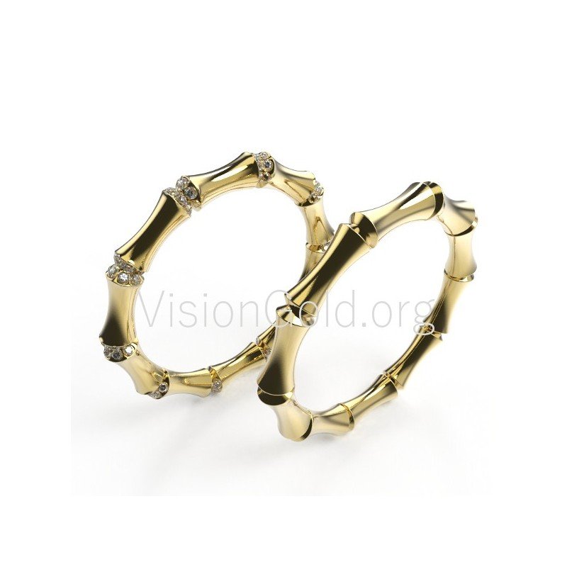 Βέρες 18 καρατίων με διαμάντια 0019