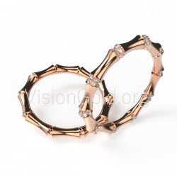 Βέρες 18 καρατίων με διαμάντια 0019