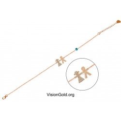 Visiongold.Org® Браслеты для мам - Детский браслет 0002
