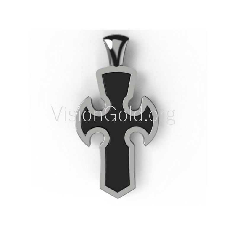 Ανδρικό μενταγιόν Σταυρός 0006